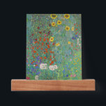 Tablette Pour Photos Gustav Klimt - Jardin de campagne avec tournesols<br><div class="desc">Jardin de campagne avec des tournesols / Jardin de ferme avec des tournesols - Gustav Klimt en 1905-1906</div>
