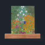 Tablette Pour Photos Gustav Klimt - Jardin des fleurs<br><div class="desc">Jardin aux fleurs - Gustav Klimt en 1905-1907</div>