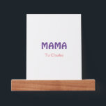 Tablette Pour Photos Mama happy mothers retro purple add name text vint<br><div class="desc">design</div>