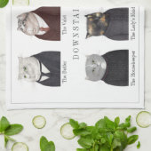 TABLETTES DE DOWNSTAIRS Serviette de cuisine (Plié)