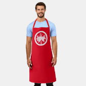 TABLIER 丸に根笹 エプロン (Porté)