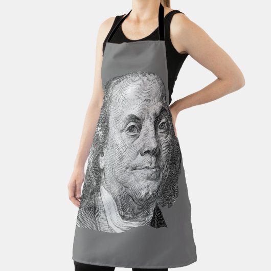 Tablier 100 dollars, Benjamin Franklin (Insitu)
