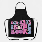 Tablier 100 Jours Dans Les Livres Disco Ball Super Retro (Recto)