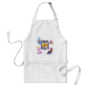 Tablier 10ème Logo d'anniversaire
