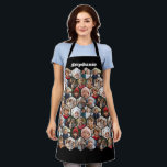 Tablier 12 Photo Collage honeycomb hexagon Motif aléatoire<br><div class="desc">Les photos carrés fonctionnent mieux avec ce modèle. Un échantillonnage aléatoire de 12 photos en forme d'hexagones dans un motif qui couvre l'aire entière. Ajoutez vos photos préférées à ce modèle amusant. Vous pouvez utiliser des photos carrés ou n'importe quelle photo pour cette grille.</div>