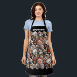 Tablier 12 Photo Collage honeycomb hexagon Motif aléatoire<br><div class="desc">Les photos carrés fonctionnent mieux avec ce modèle. Un échantillonnage aléatoire de 12 photos en forme d'hexagones dans un motif qui couvre l'aire entière. Ajoutez vos photos préférées à ce modèle amusant. Vous pouvez utiliser des photos carrés ou n'importe quelle photo pour cette grille.</div>