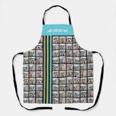 Tablier 15 Grille de collage photo partout avec bandes de  (Recto)