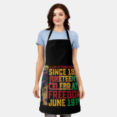 Tablier 19 Juin Journée De Souvenir Liberté Noire (Porté)