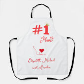 Tablier #1 Mom Love Personalized Apron (Recto)