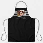 Tablier 1 photo love you grandad black grey (Recto)