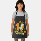 Tablier 1er Noël Comme Maman Xmas Cute Dinosaur (Insitu)