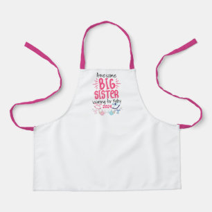 Tablier 2024 Big Sister Attente de nouveau bébé frère