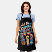 Tablier 2025 Laisser L'Été Commencer 2025 Vacances Été (Porté)