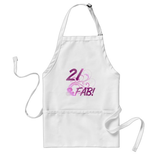 Tablier 21 Et Fabuleux anniversaire (Devant)