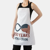 Tablier 250 Anniversaire 1776-2026 USA Patriotique (Insitu)