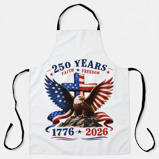 Tablier 250 ans de foi et de liberté (Recto)