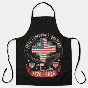 Tablier 250e anniversaire USA Foi Liberté 4 juillet