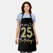 Tablier 25 ans C_s mon anniversaire 25e anniversaire Diamo (Porté)