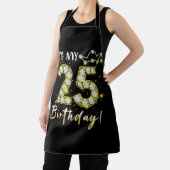 Tablier 25 ans C_s mon anniversaire 25e anniversaire Diamo (Insitu)