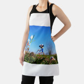 Tablier 2 Fubby qui plantent une sphère de crocus. (Insitu)