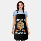 Tablier 2nd Grade Unlocked Level Up Back To School First (Porté)