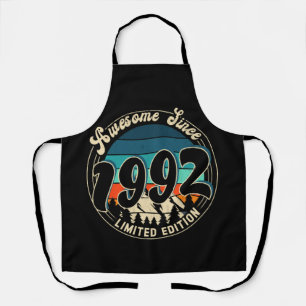 Tablier 30 ans Vintage 30e année Anniversaire 1992