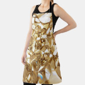 Tablier 3D abstraite texture or cristal. (Insitu)