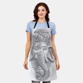 Tablier 3d Seigneur Ganesha - Om (Porté)