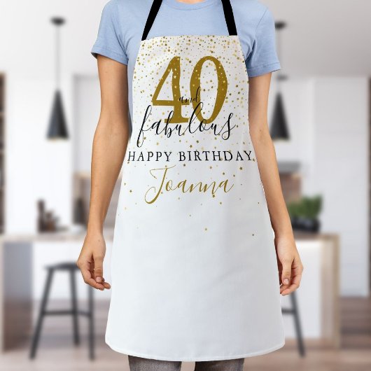 Tablier 40 et fabuleux anniversaire Elegant Gold et Black