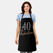 Tablier 40 et fabuleux Black moderne 40e anniversaire (Porté)
