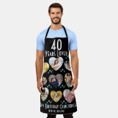 Tablier 40e anniversaire 40 ans photo aimée (Porté)