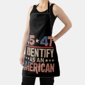 Tablier 45 47 Je M'Identifie Comme Un Président Trump Amér (Insitu)