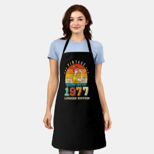 Tablier 48 ans Anniversaire 1977 Vintage 48e anniversaire