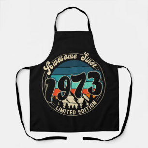 Tablier 49 ans Vintage 49ème année Anniversaire 1973