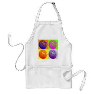 Tablier 4 couleurs Pop Art Basketball