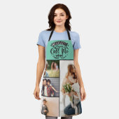 Tablier 4 famille photo collage maman gardien mère jour (Porté)