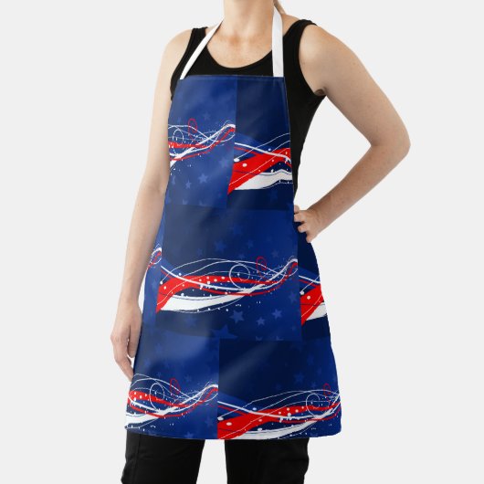 Tablier 4 Juillet Abstrait (Insitu)