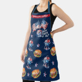 Tablier 4 juillet barbecue personnalisé (Insitu)