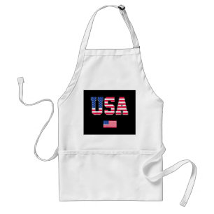 Tablier 4 juillet Chemise USA Patriotique US American Drap