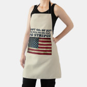 Tablier 4 juillet drôle (Insitu)