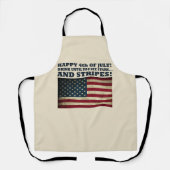 Tablier 4 juillet drôle (Recto)