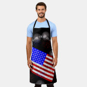 Tablier 4 juillet Fête - Drapeau américain (Porté)