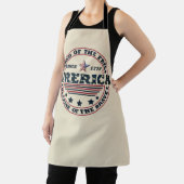 Tablier 4 juillet heureux (Insitu)