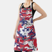 Tablier 4 juillet, Jour de l'Indépendance, Gris Camouflage (Insitu)