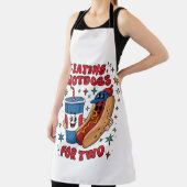 Tablier 4 juillet Mignons Hotdogs (Insitu)
