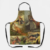 Tablier 4 modèles différents de contes de fées victoriens (Recto)