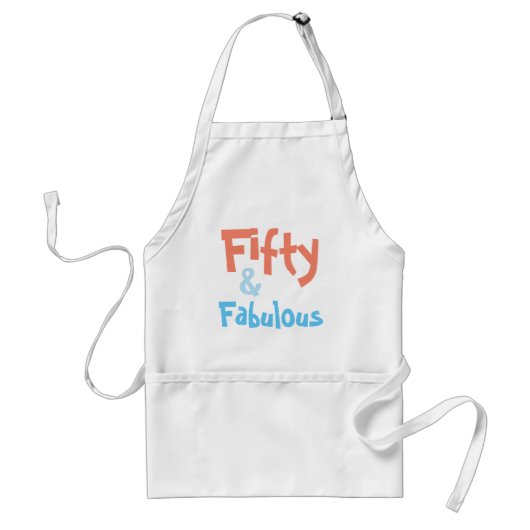 Tablier 50 et fabuleux anniversaire Apron (Devant)