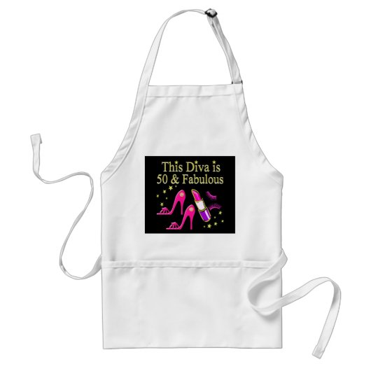 TABLIER 50 & FABULOUS DAZZLING DIVA DESIGN (Devant)