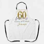 Tablier 60 et fabuleux anniversaire Elegant Gold et Black (Recto)