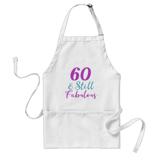 Tablier 60e anniversaire Toujours fabuleux (Devant)